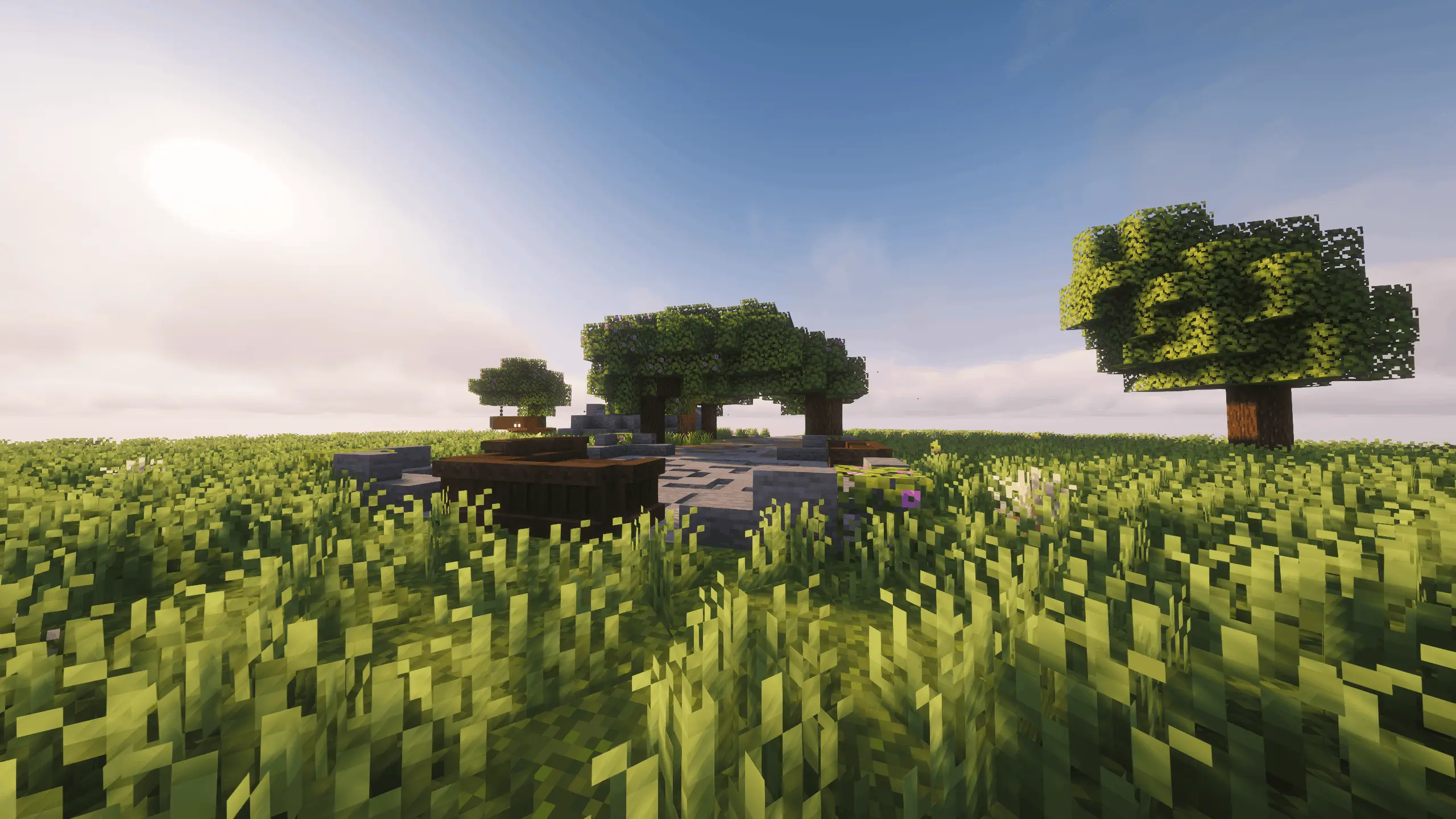 Players exploring the custom world on SurvivalOnline